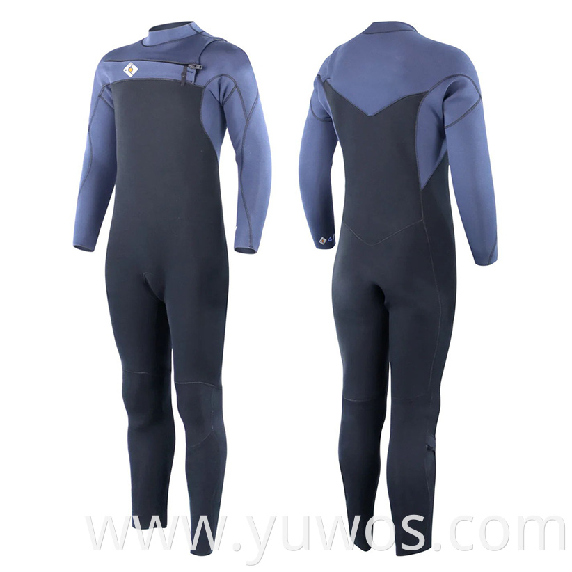 Mens 4 3mm Chest Zip Wetsuit